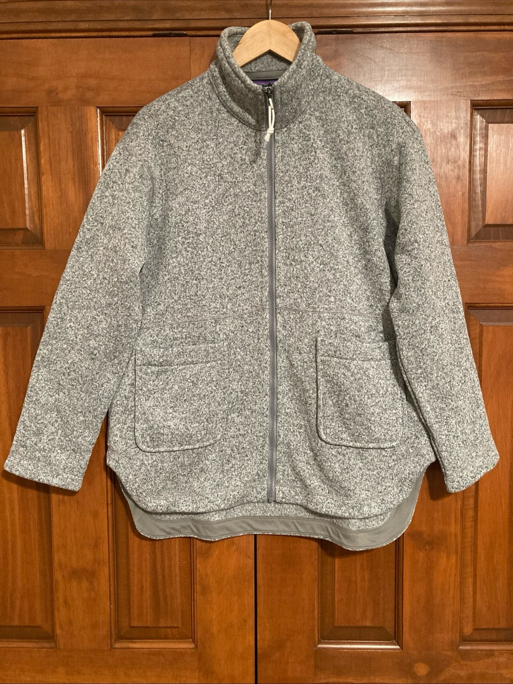 NWT Patagonia better sweater oversized Heather Grey coat women’s medium